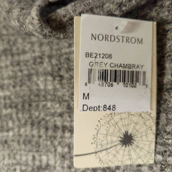 Everleigh Womens Pullover Sweater Gray Marled Long‎ Sleeve Tight Knit M New - Picture 7 of 7